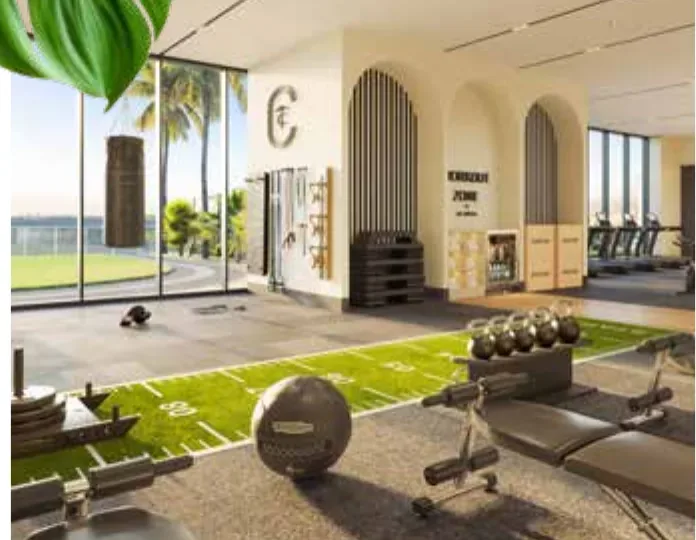 Fitness center do Continuum Club & Residences