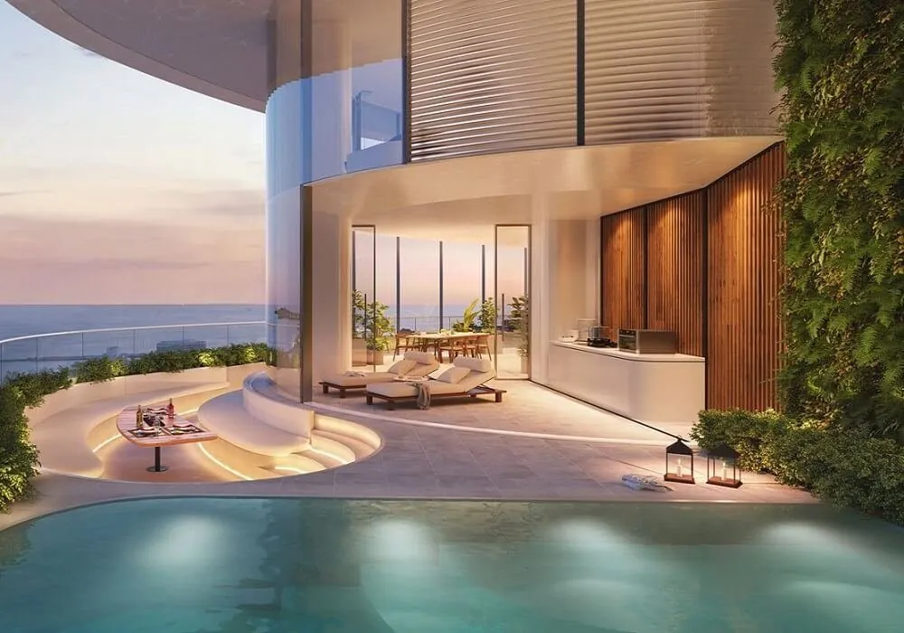 Nobu Residences Brickell / 619 Brickell - Foster + Partners 75-story luxury waterfront tower Miami